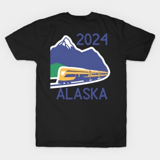 Alaska Railroad 2024 Vacation T-Shirt